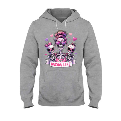 Mom Life - Personalized Skull T-shirt And Hoodie