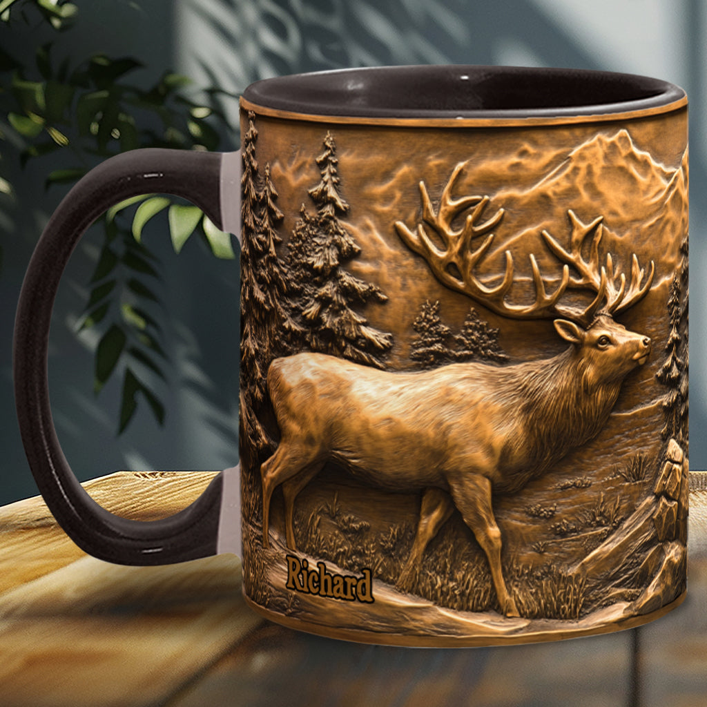Hunting Deer - Personalized Hunting Accent Mug