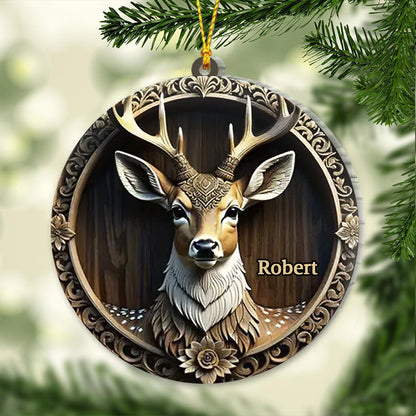 Deer Hunter - Personalized Hunting Ornament