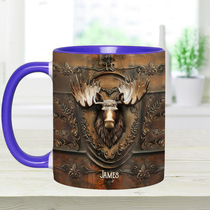 Beautiful Moose Wild Turkey Fox Duck - Personalized Hunting Accent Mug