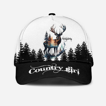 Country Girl - Personalized Hunting Classic Cap