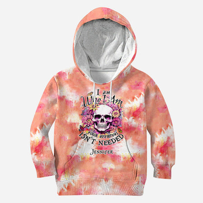 I Am Who I Am - Personalized Skull Hoodie and Leggings