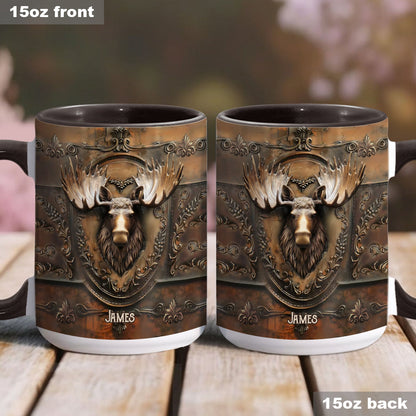 Beautiful Moose Wild Turkey Fox Duck - Personalized Hunting Accent Mug