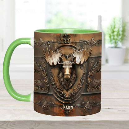 Beautiful Moose Wild Turkey Fox Duck - Personalized Hunting Accent Mug