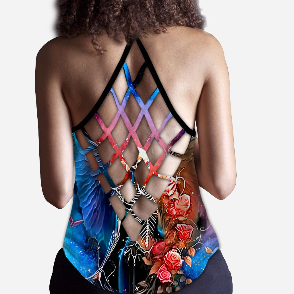 In My Next Life I Want To Be The Karma Fairy - Personalized Skull Cross Tank Top