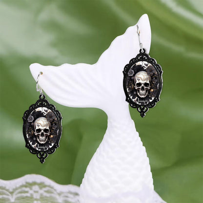 Mysterious Skull - Personalized Skull Earrings