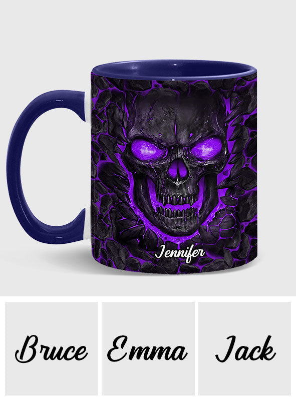 Evil Skull - Personalized Skull Accent Mug