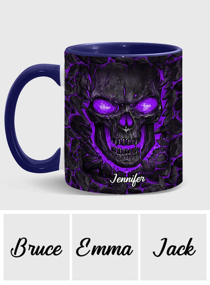 Evil Skull - Personalized Skull Accent Mug