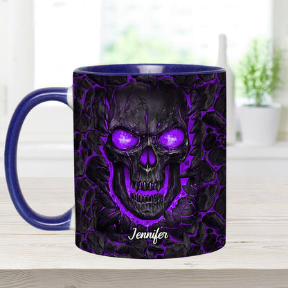 Evil Skull - Personalized Skull Accent Mug