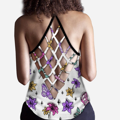 Fuck Around And Find Out - Personalized Skull Cross Tank Top