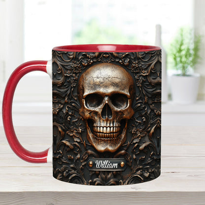 Skull Lover - Personalized Skull Accent Mug