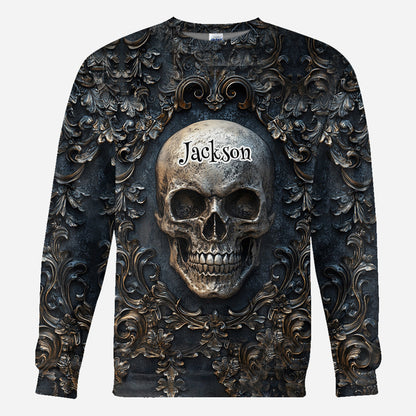 Vintage Skull - Personalized Skull All Over Shirt