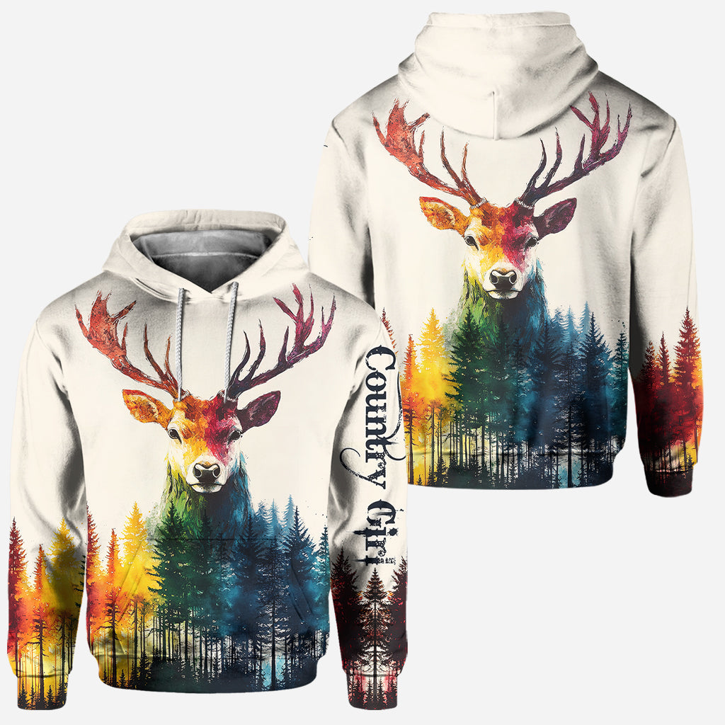 Country Girl - Personalized Hunting Hoodie and Leggings