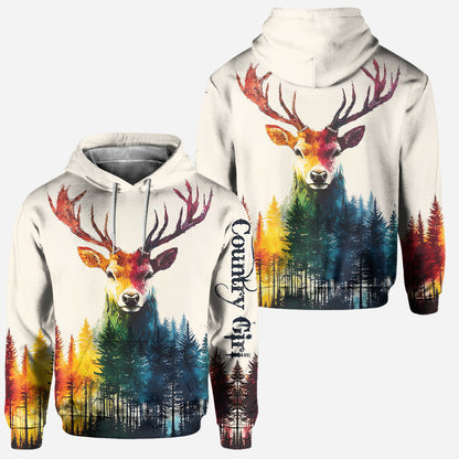 Country Girl - Personalized Hunting Hoodie and Leggings