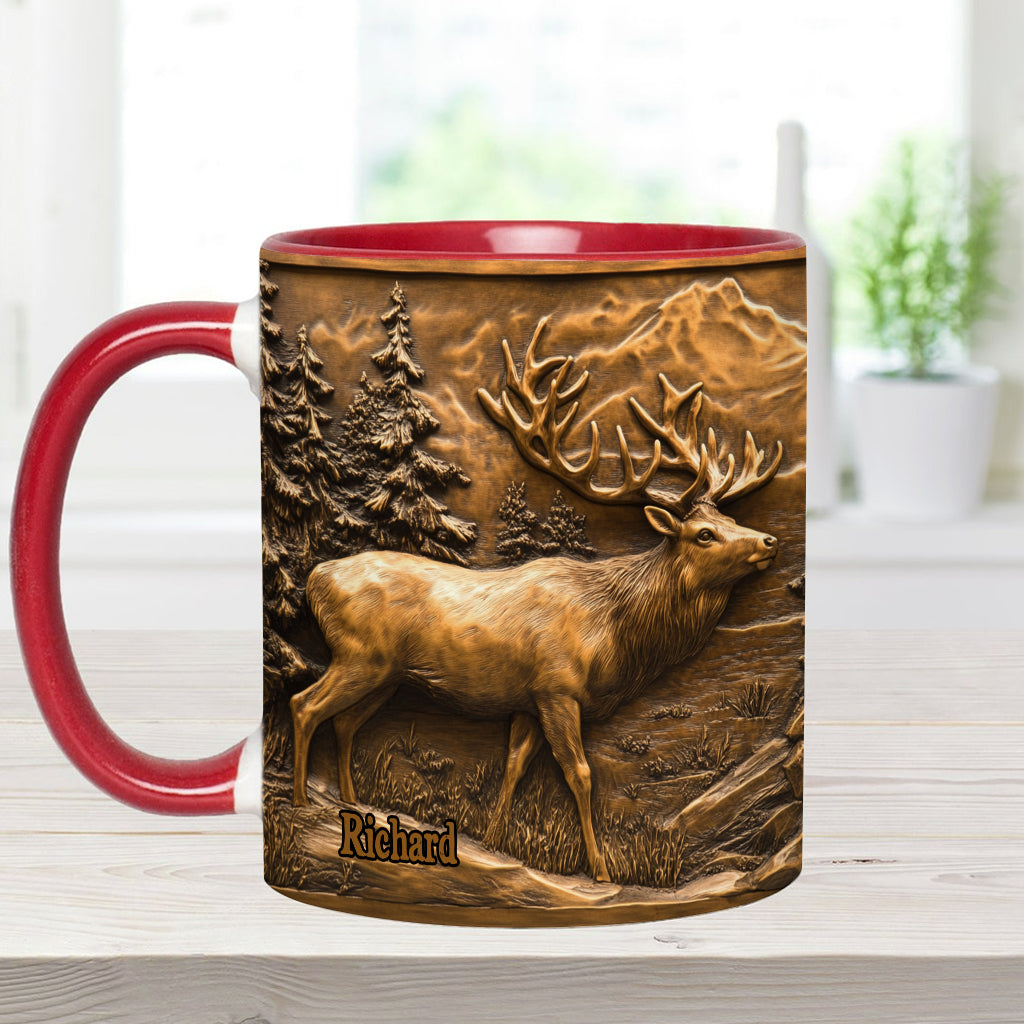 Hunting Deer - Personalized Hunting Accent Mug