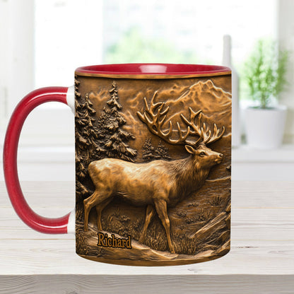 Hunting Deer - Personalized Hunting Accent Mug