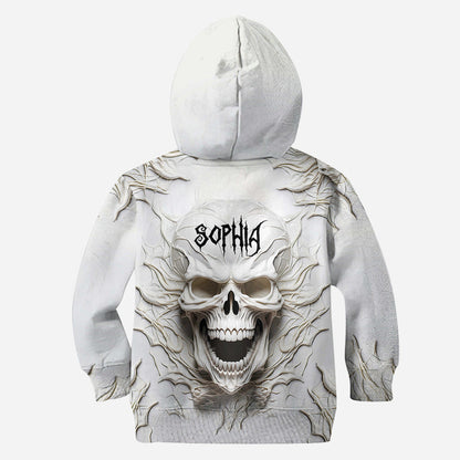 Beautiful White Skeleton - Personalized Skull All Over Shirt