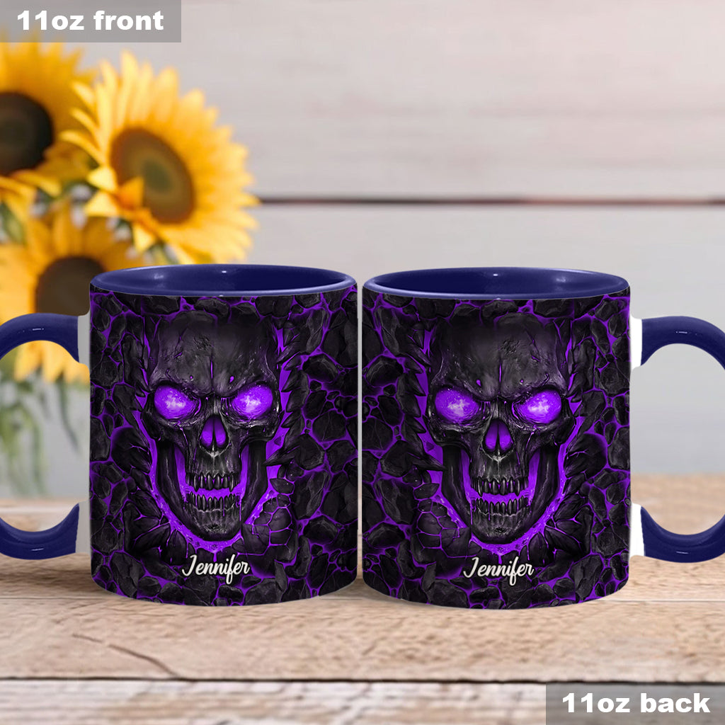 Evil Skull - Personalized Skull Accent Mug
