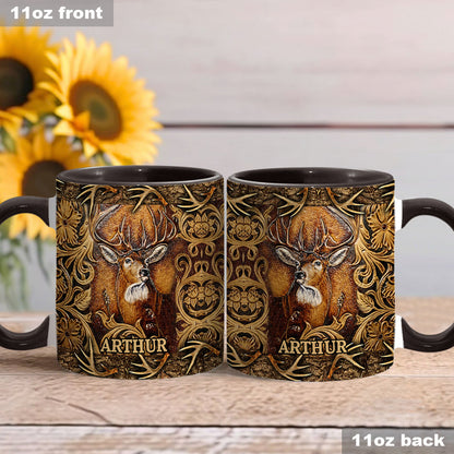 Deer Hunting Season - Personalized Hunting Accent Mug