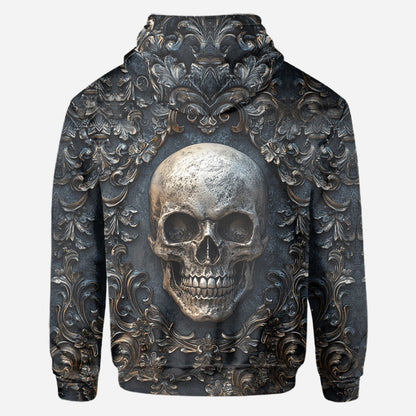 Vintage Skull - Personalized Skull All Over Shirt