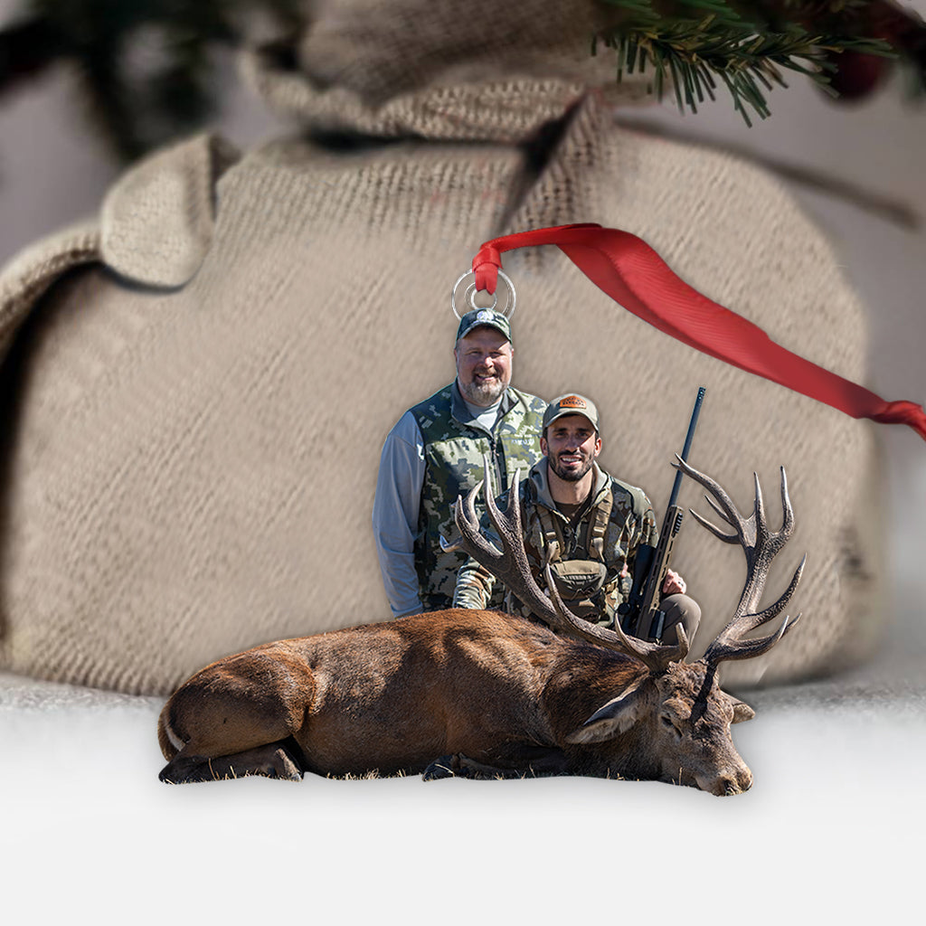 Hunting Lovers - Personalized Hunting Custom Shaped Ornament