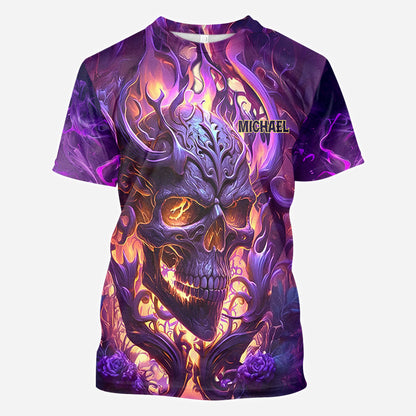 Before I Do - Personalized Skull All Over Shirt