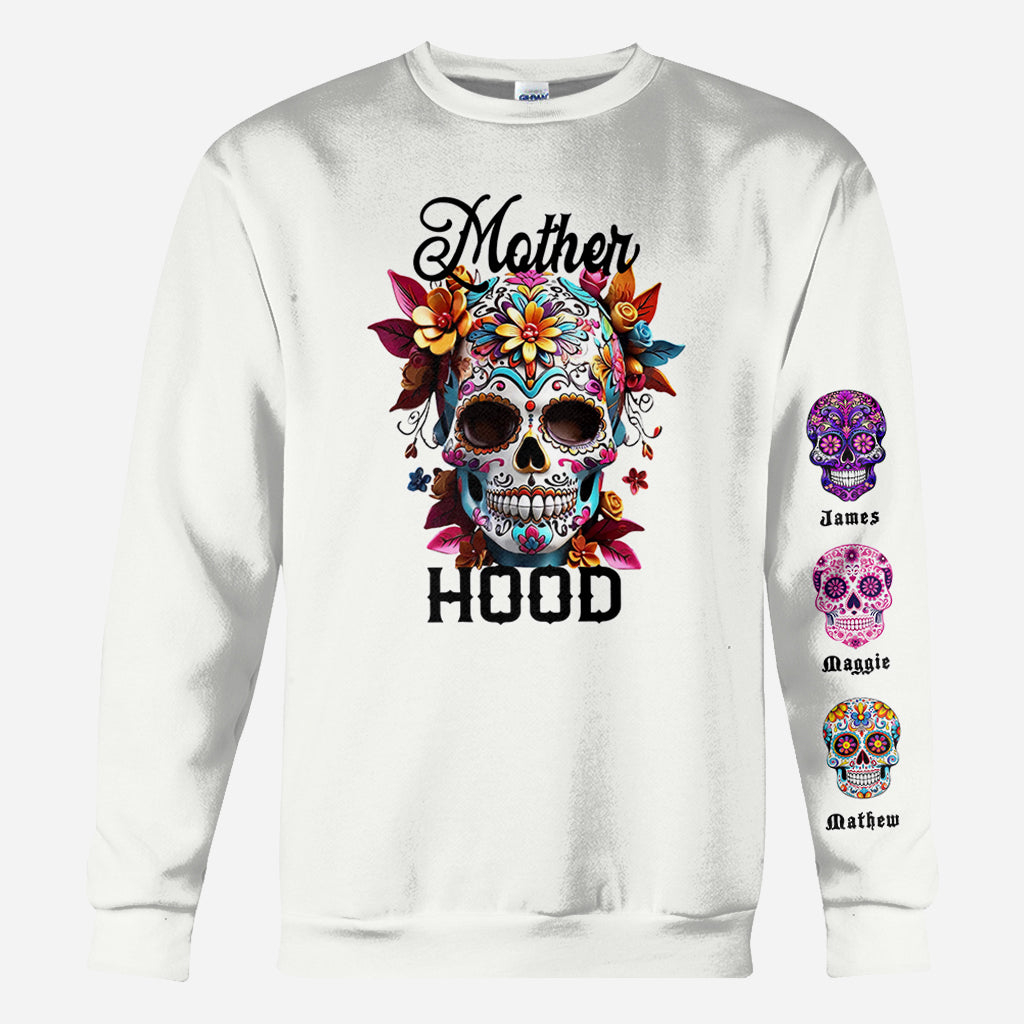 Spooky Mama - Personalized Skull All Over Shirt