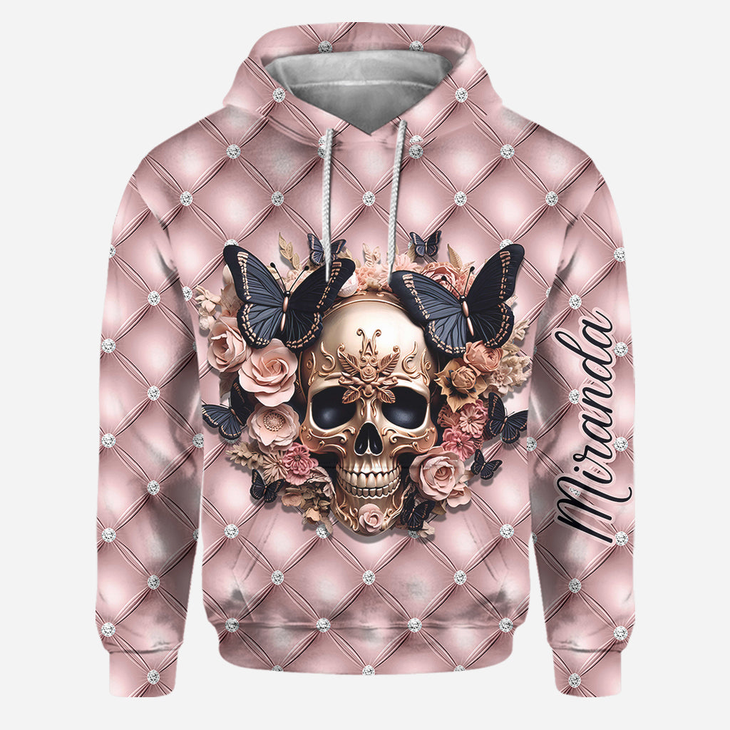 Fck This Fck That Fck You Fck Everything - Personalized Skull Hoodie and Leggings
