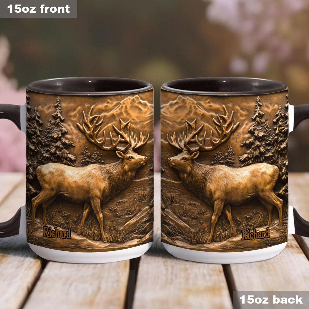 Hunting Deer - Personalized Hunting Accent Mug