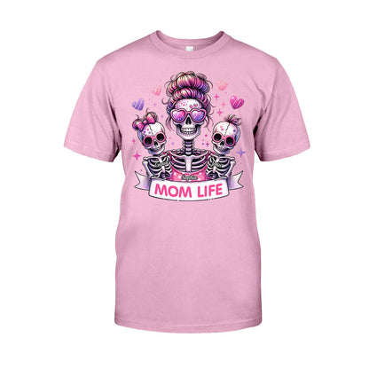 Mom Life - Personalized Skull T-shirt And Hoodie