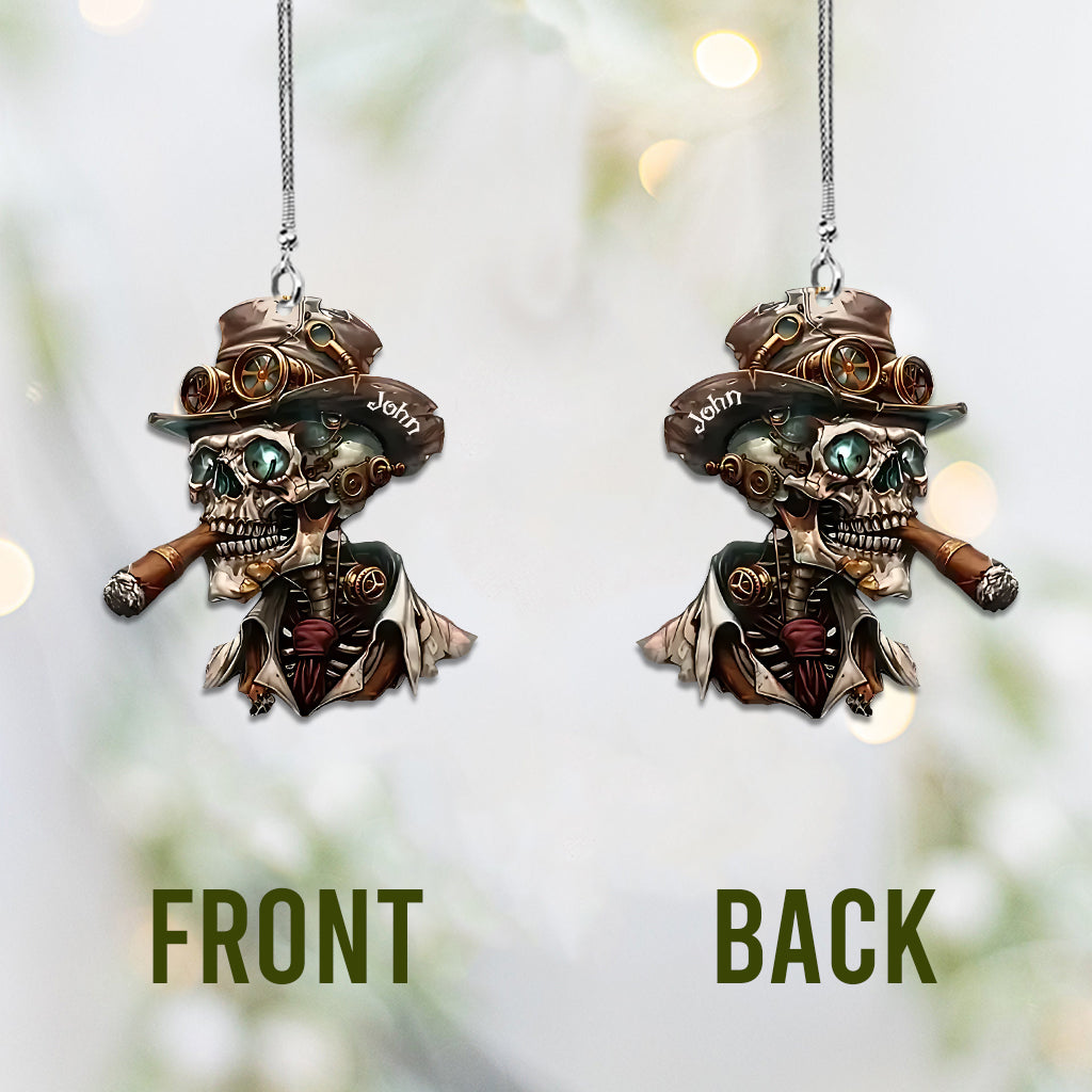 Spooky Skull - Personalized Skull Car Ornament