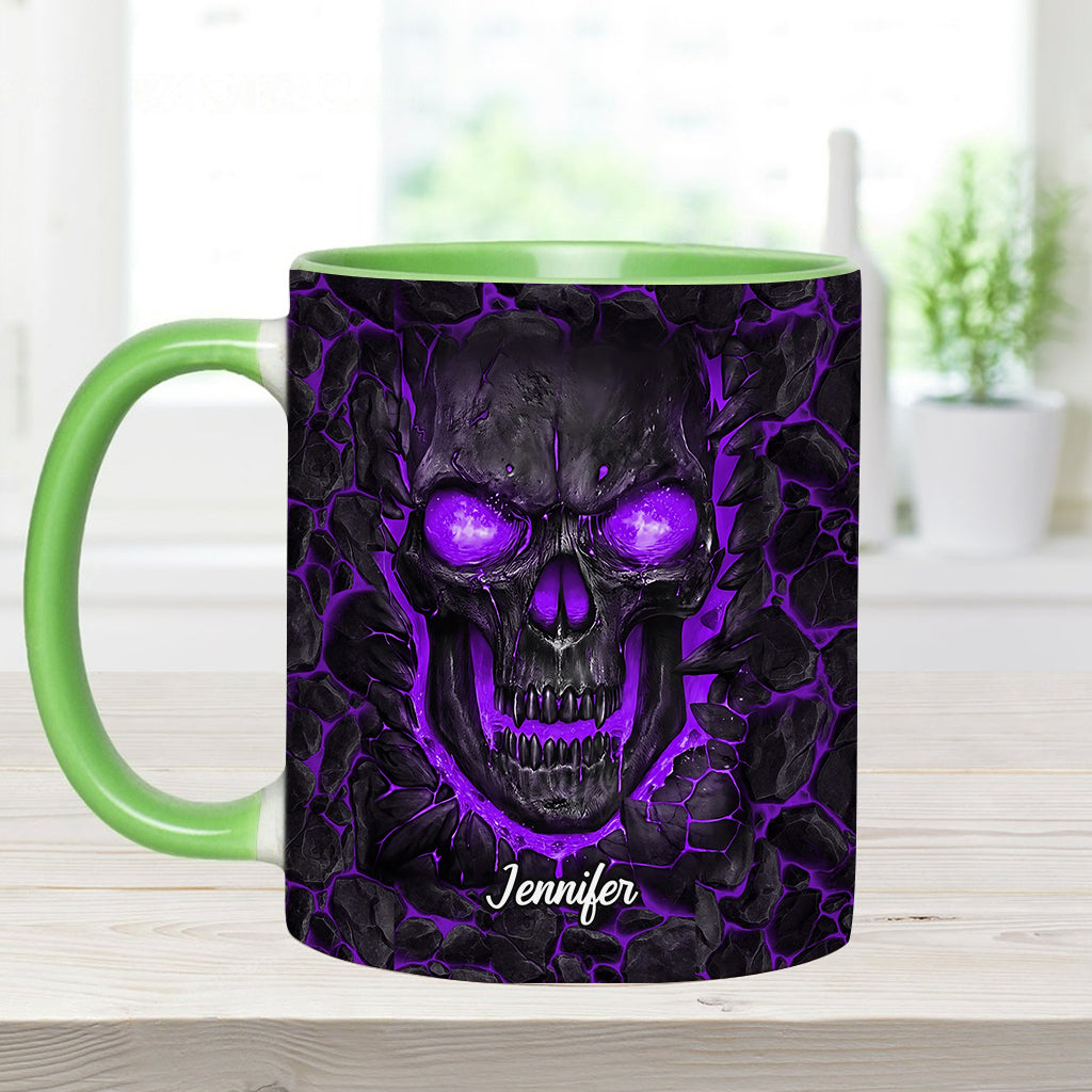 Evil Skull - Personalized Skull Accent Mug