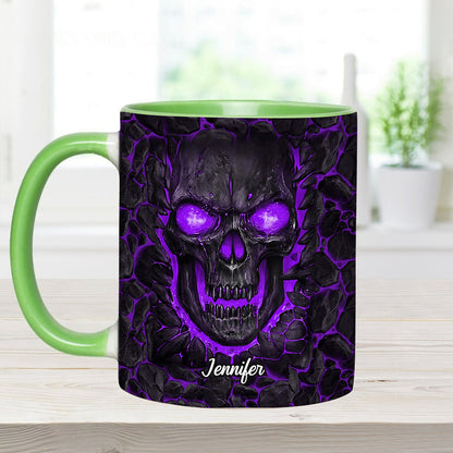 Evil Skull - Personalized Skull Accent Mug