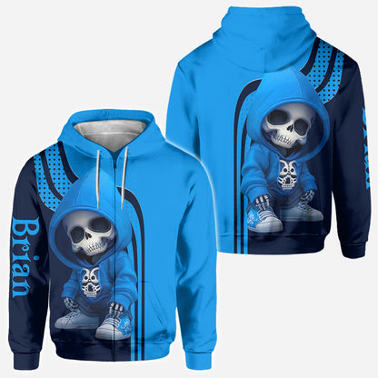 Stylish Skeleton - Personalized Skull All Over Shirt