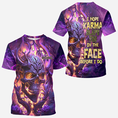 Before I Do - Personalized Skull All Over Shirt