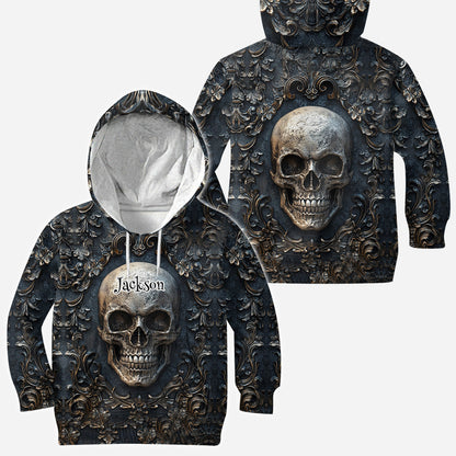 Vintage Skull - Personalized Skull All Over Shirt