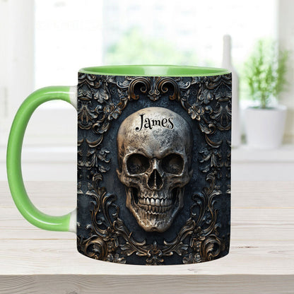 Awsome Skull - Personalized Skull Accent Mug