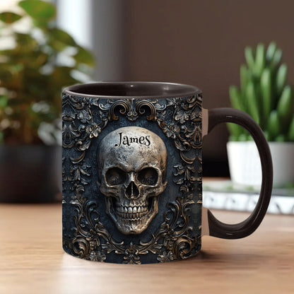 Awsome Skull - Personalized Skull Accent Mug