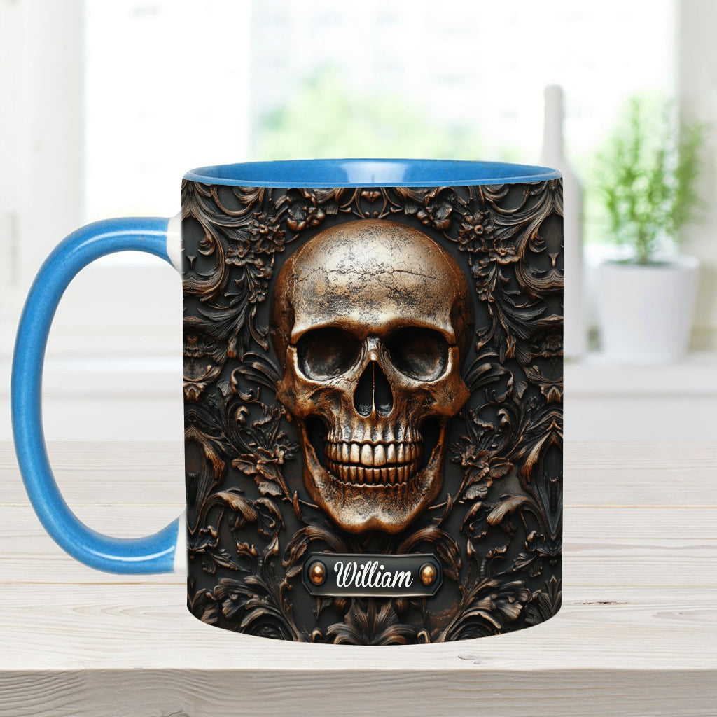Skull Lover - Personalized Skull Accent Mug
