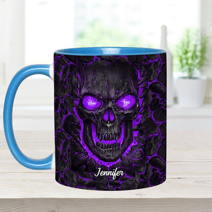 Evil Skull - Personalized Skull Accent Mug