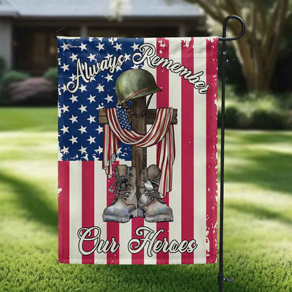 4th of july Independence Day Always Remember Our Heroes Veteran Flag MLN5862DNV