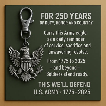 🇺🇸 U.S. Military Commemorative Keychain Series