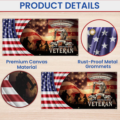 Memorial Day Veteran Memorial Forever The Title Veteran Fence Banner MLN2658FB