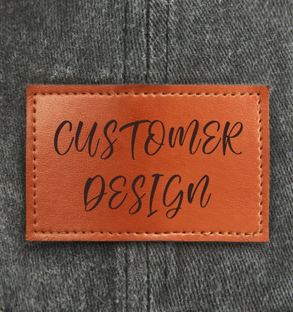 Maturelion Choose Wisely Glock Paper Scissors Leather Patch Cap