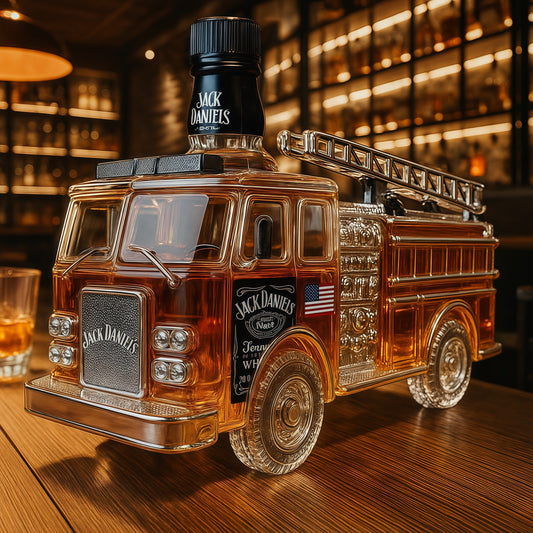 Fire Truck Whiskey Bottle