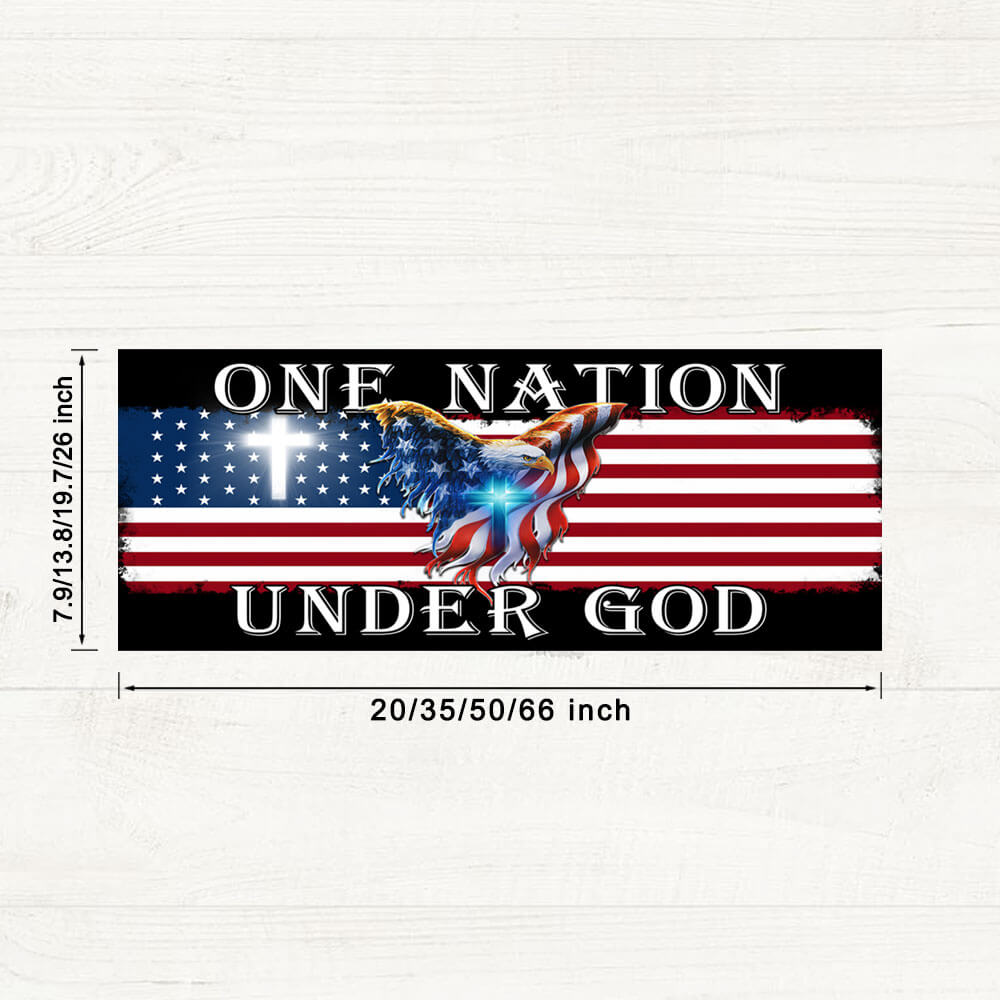 One Nation Under God. God Bless America Rv Decals Vehicle Wrap THB3602VWv2