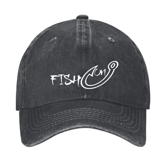 Fish On Funny Fishing Cap (Free Customization)