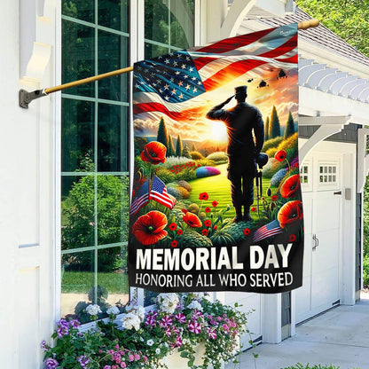 FLAGWIX Memorial Day Honoring All Who Served Veteran American Flag MLN2704F