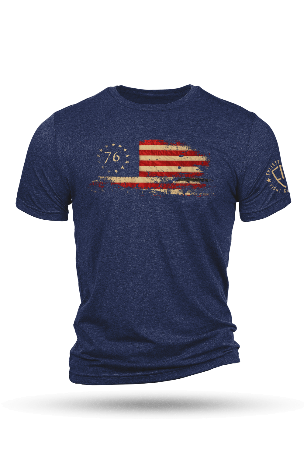Enlisted 9 - 76' Flag - Tri-Blend T-Shirt