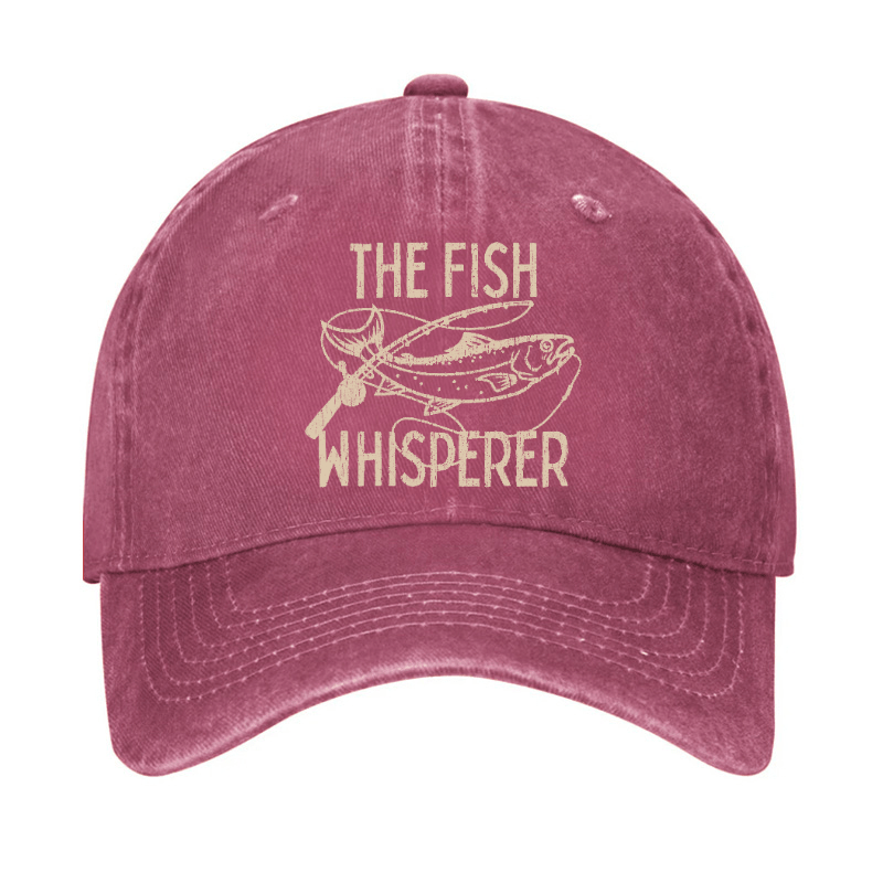 The Fish Whisperer Funny Fishing Cap (Free Customization)